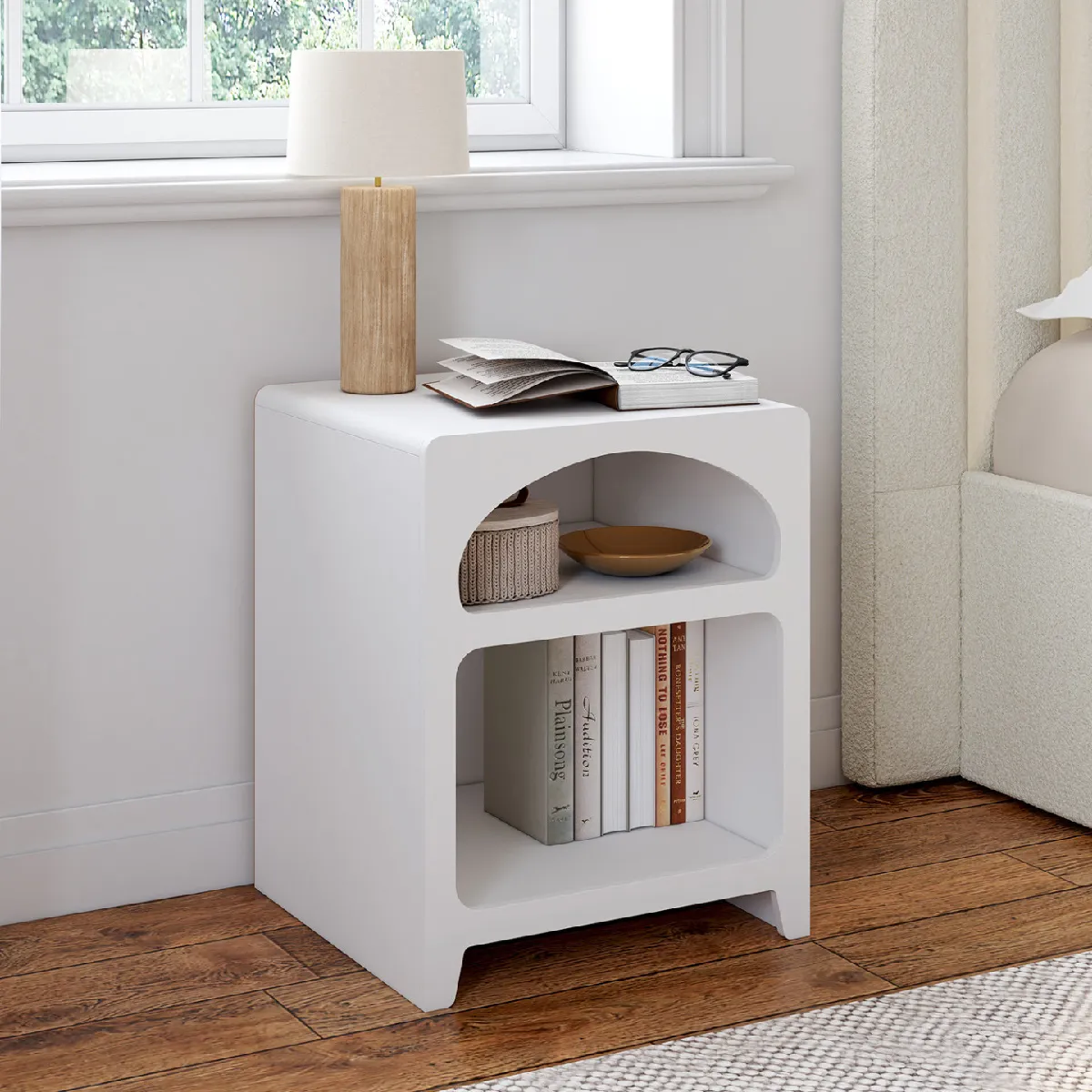 Idmarket Blanc Lot De 2 Tables De Chevets Org