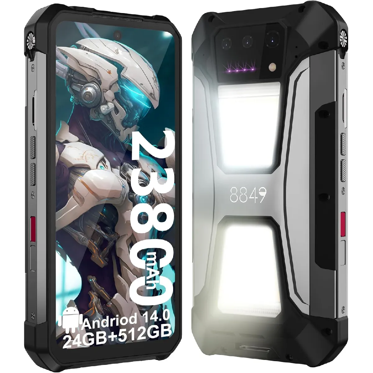 8849 Tank 2 Pro Smartphone 24GO+ 6.79¡± Dual SIM 4GIP68 - vue 2