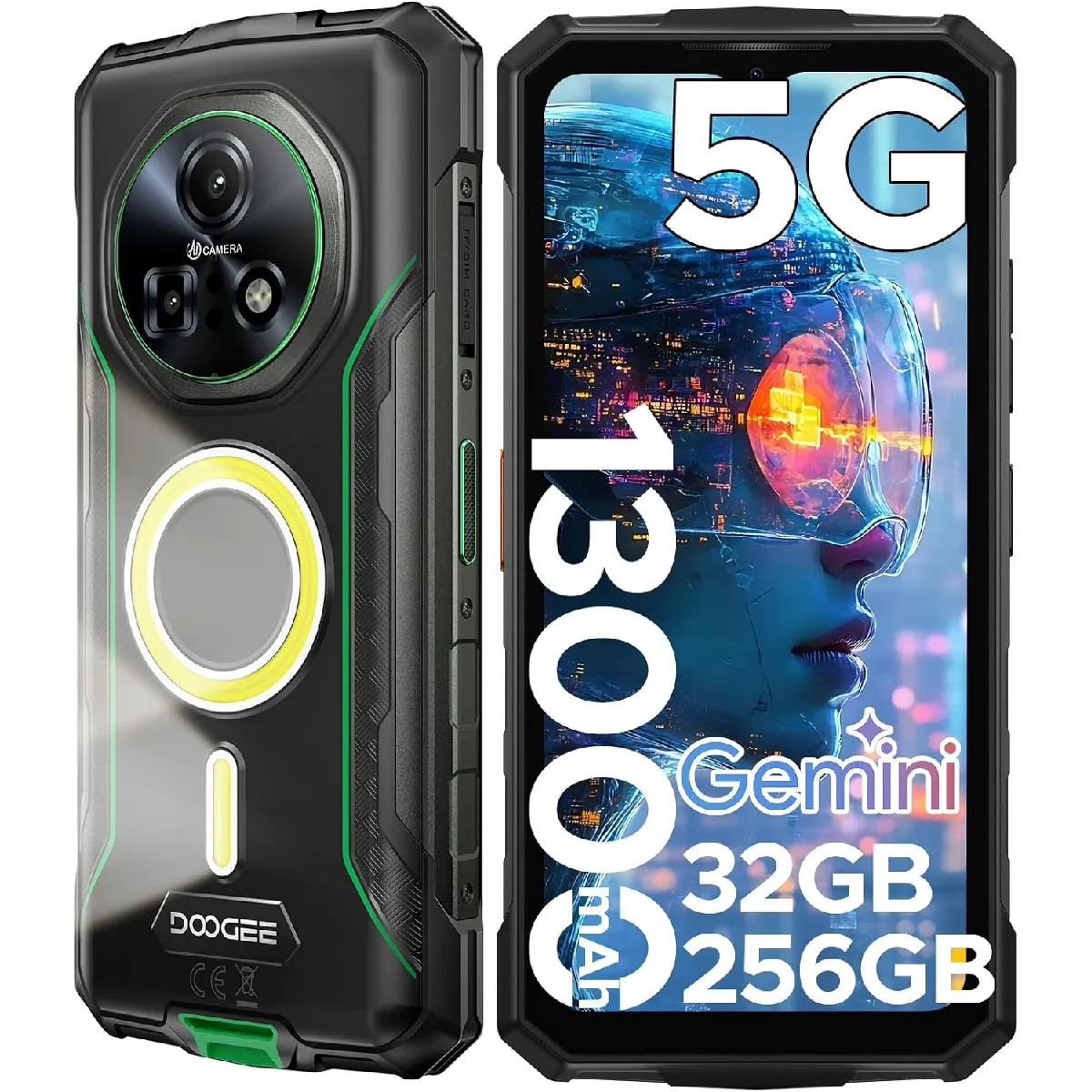 DOOGEE S118 4G - Téléphone Incassable  - vue 10