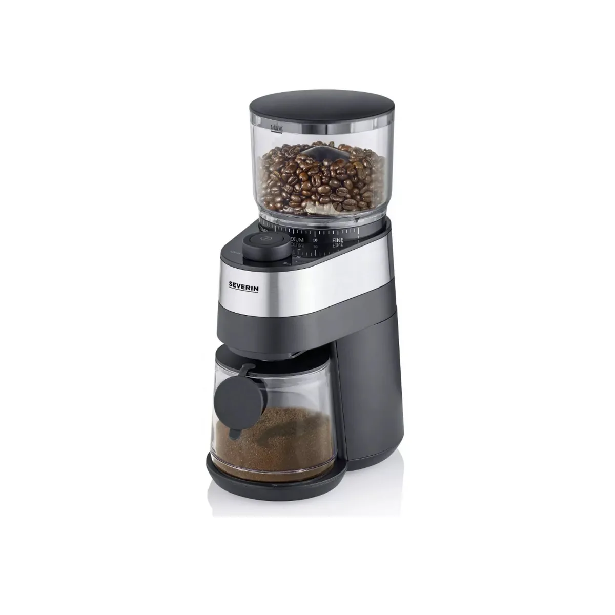 Moulin à Café Severin KM 3880 – 140 W, Capacité 240 g, 30 Niveaux de Mouture - vue 6