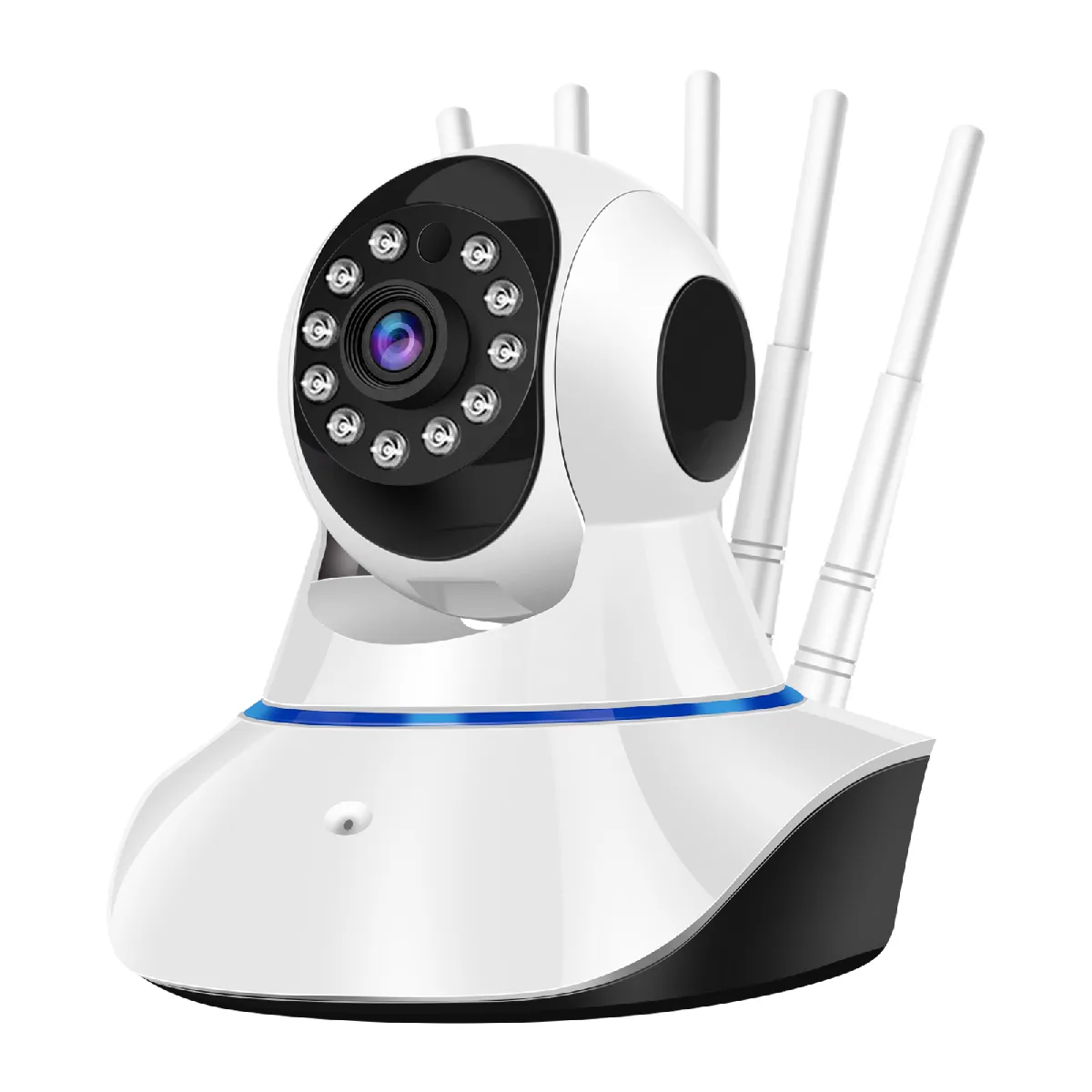 MAXEXCELL Caméra de Surveillance Intérieure Full HD Wi Fi avec Vision Nocturne