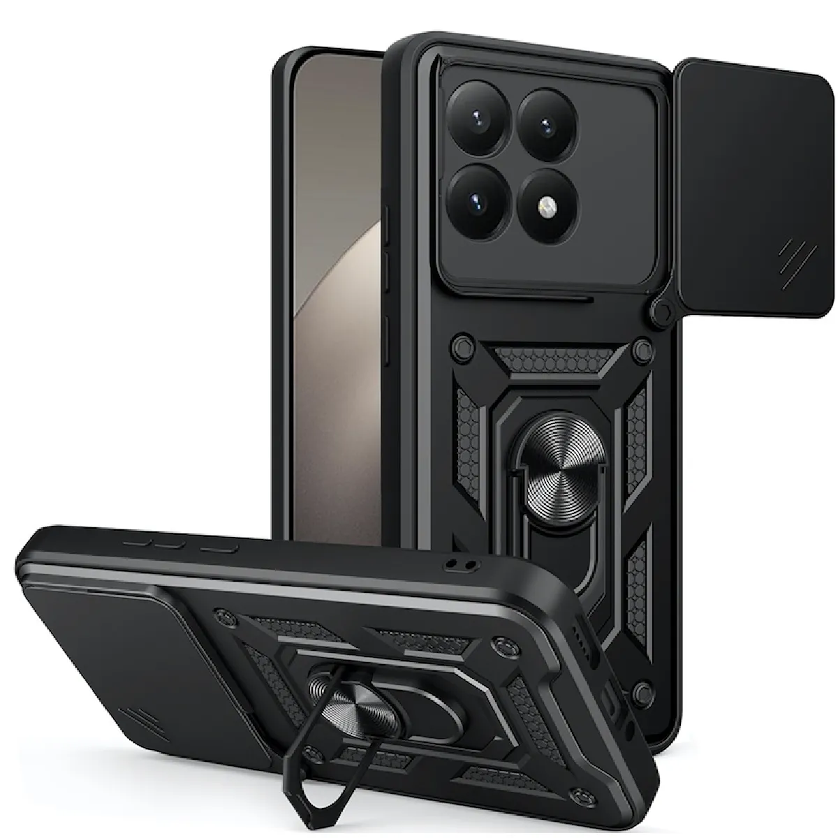 Htdmobiles Noir Coque Rigide Antichoc Xiaomi 15T 5G