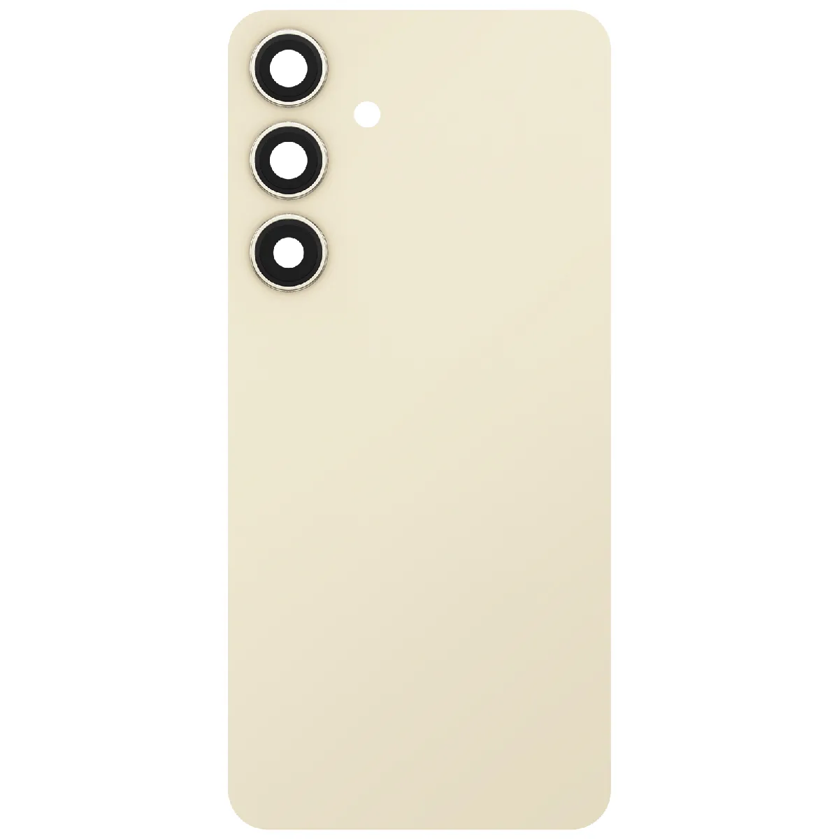 Avizar Beige Clappio Cache Batterie De Remplacement Pour Galaxy S24 Avec Adhésif Intégré