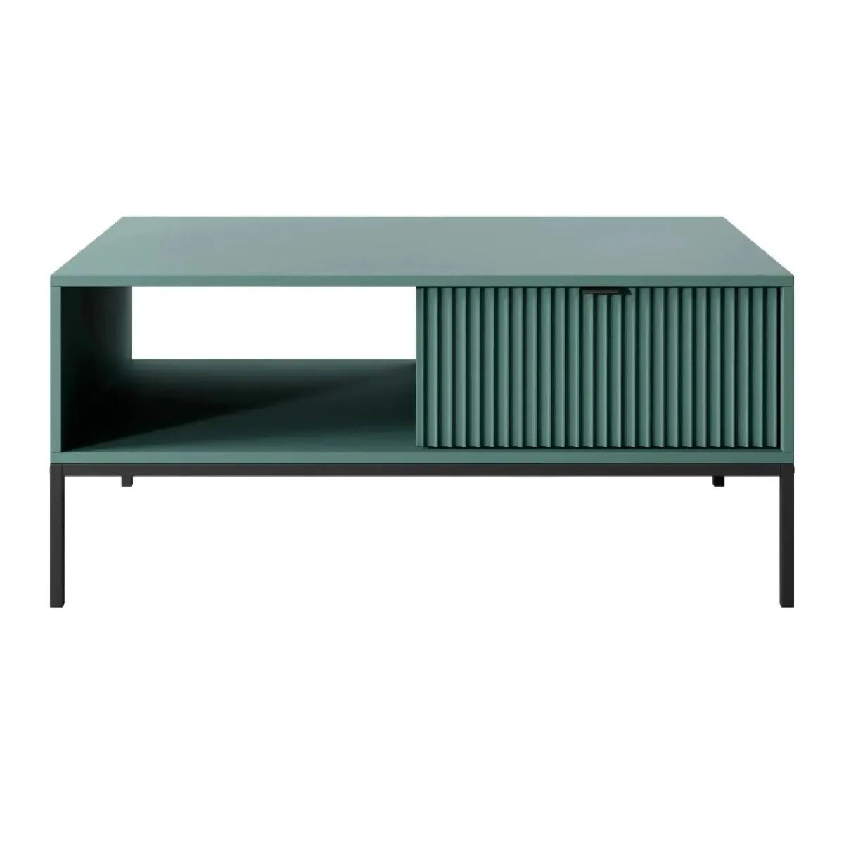 Table basse pieds en métal - Vert