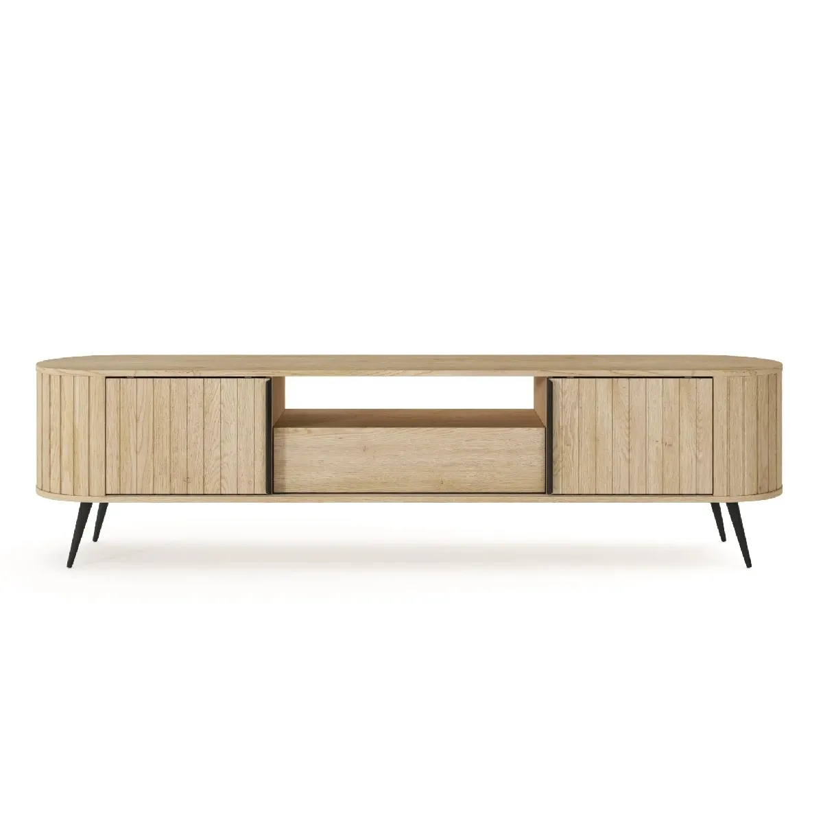 CASANOVA Leia - Meuble Tv En Ch&ecirc;ne Cremona 196cm