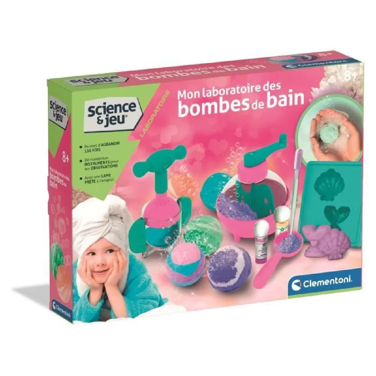 Clementoni coffret science bombes de bain