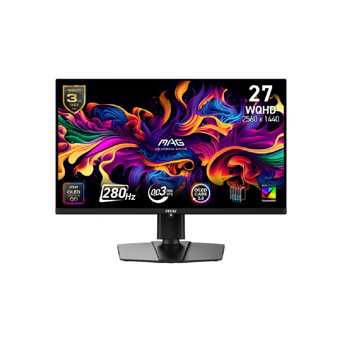 Msi Gris/Noir 26.5" Qd-Oled - Mag 271Qp Qd-Oled X28