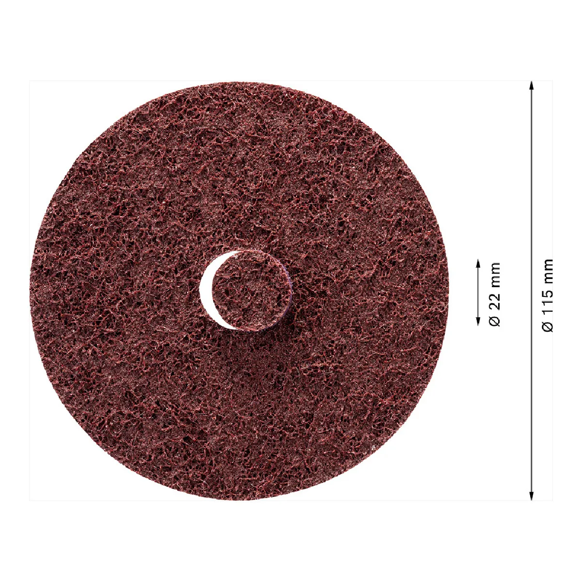 Disque SCM Expert N477 pour broyeur d'angle 115 x22 mm moyen 25 pcs. PU: - vue 2