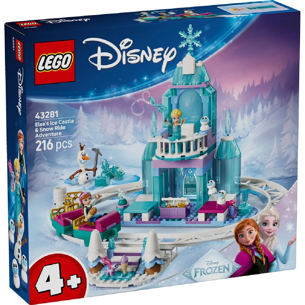 LEGO® Disney Princess 43281 Le château de glace et la piste enneigée d’Elsa - vue 5