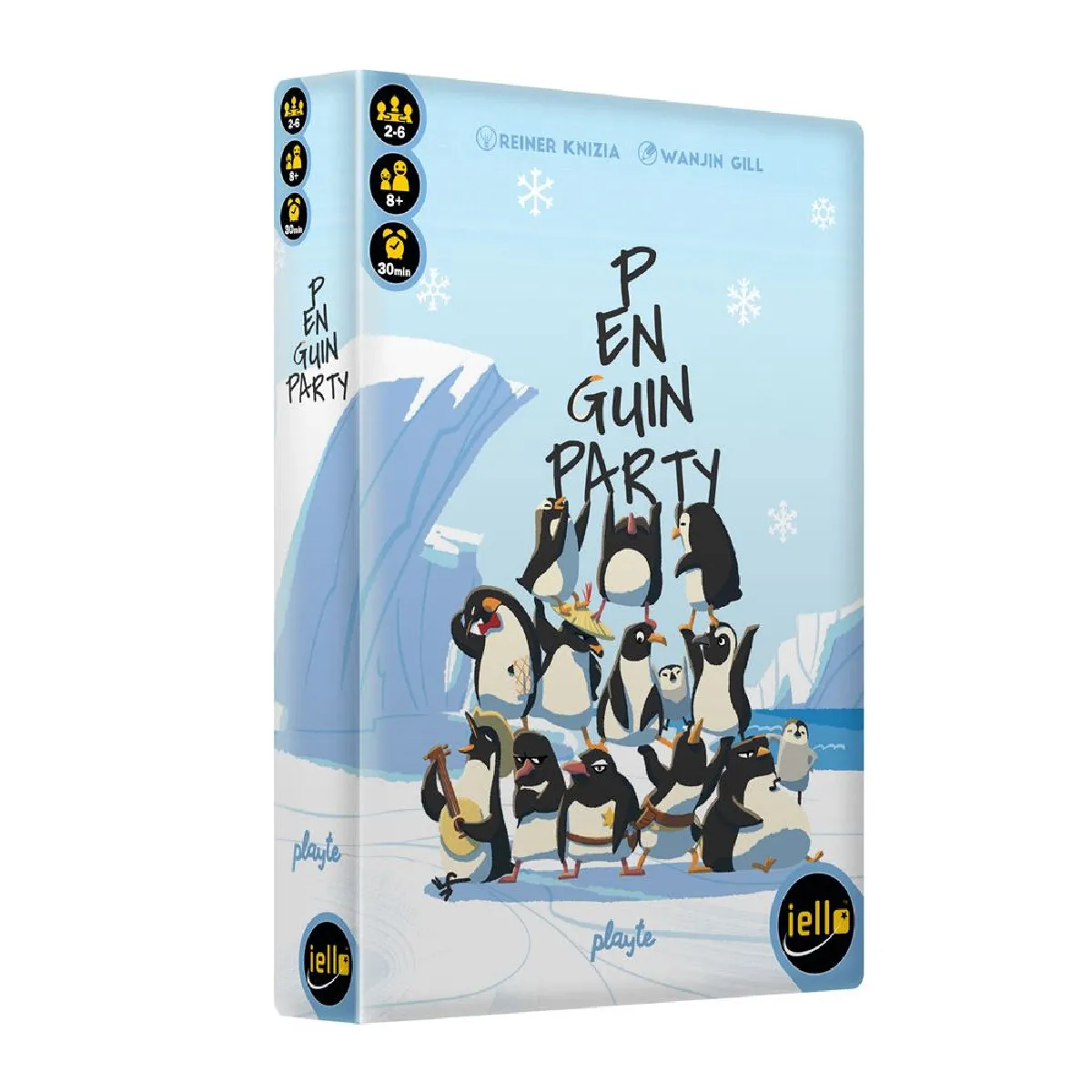 Iello Bleu Jeu De Cartes Familial Penguin Party - 2-6 Joueurs, 30 Min, Reiner Knizia - Clair - Neuf - Image 4