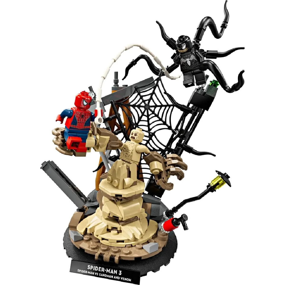 LEGO MARVEL 76334 Bataille épique : Spider-Man contre Sandman