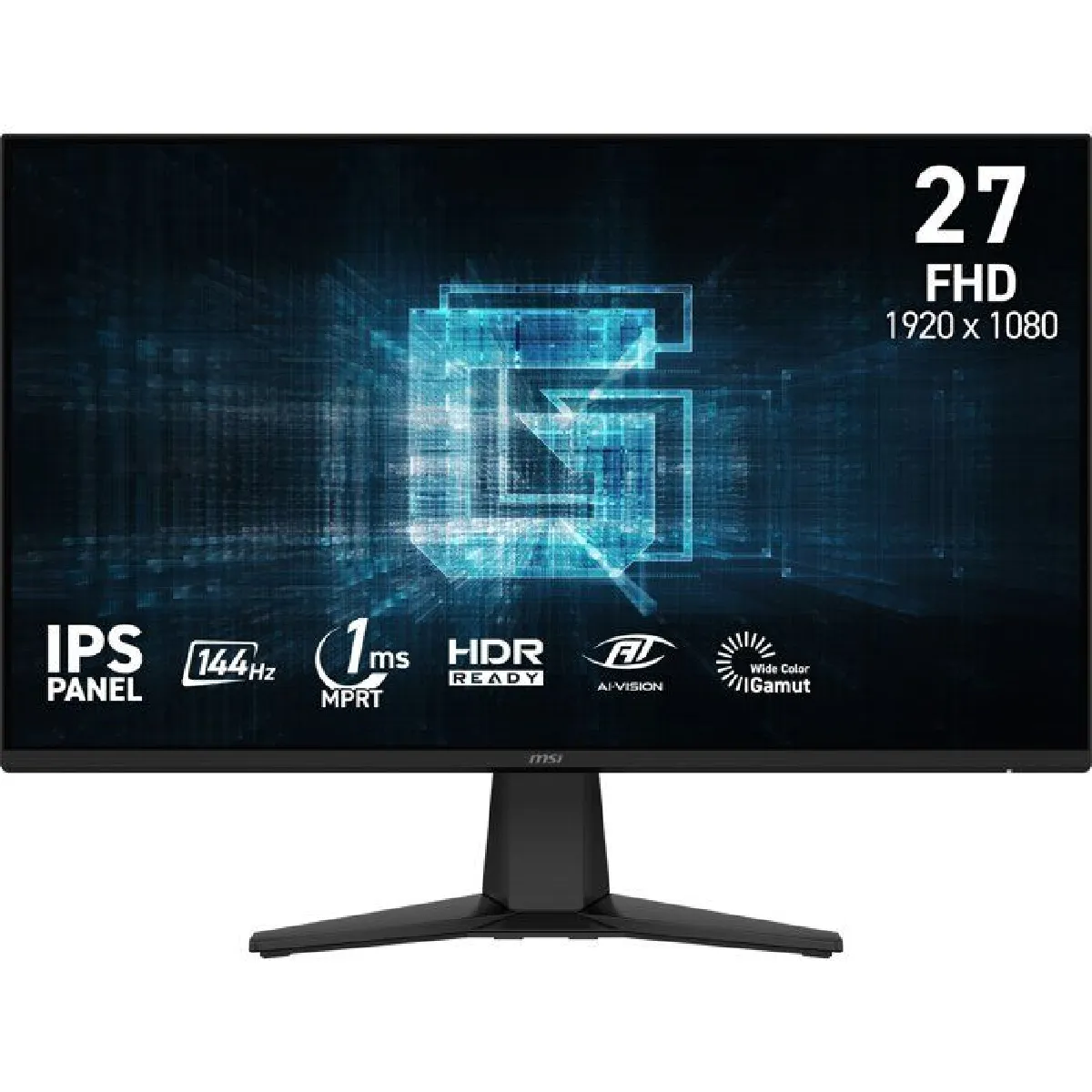 Non Communiqué Noir Écran Pc Msi G275l E14 27“ Full Hd 144Hz 1 Ms Hdmi/Dp - Image 3