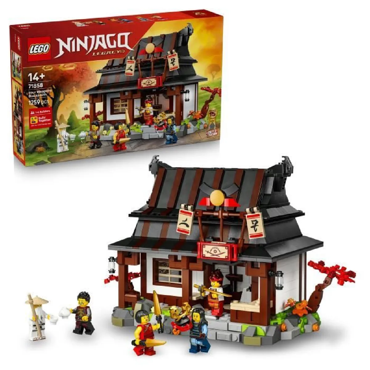 LEGO Ninjago 15e Anniversaire - La Forge des Quatre Armes 71858 - vue 9
