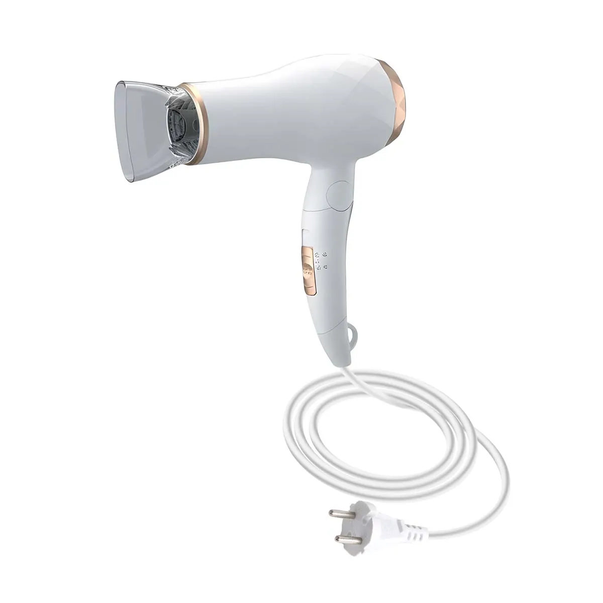 Avizar Blanc Sèche-Cheveux Filaire 850W Léger Air Chaud Et Air Froid