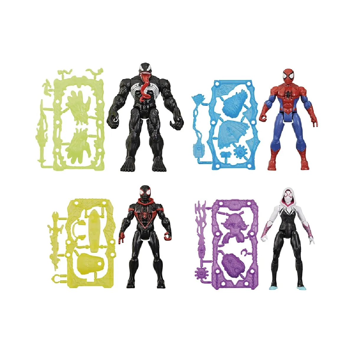 Spiderman SPD ACTION VERSE FIGURE WITH GEAR AST - vue 2