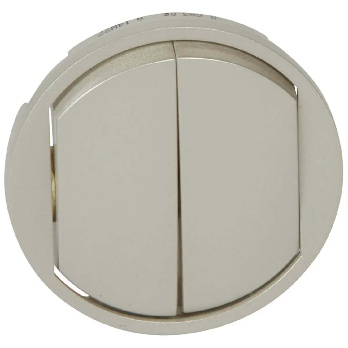 Legrand Enjoliveur - Double Commande - Céliane - Titane