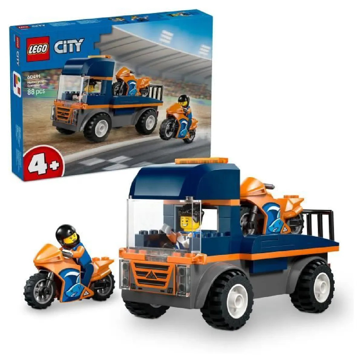 Lego City 60491 - Transporteur de motos