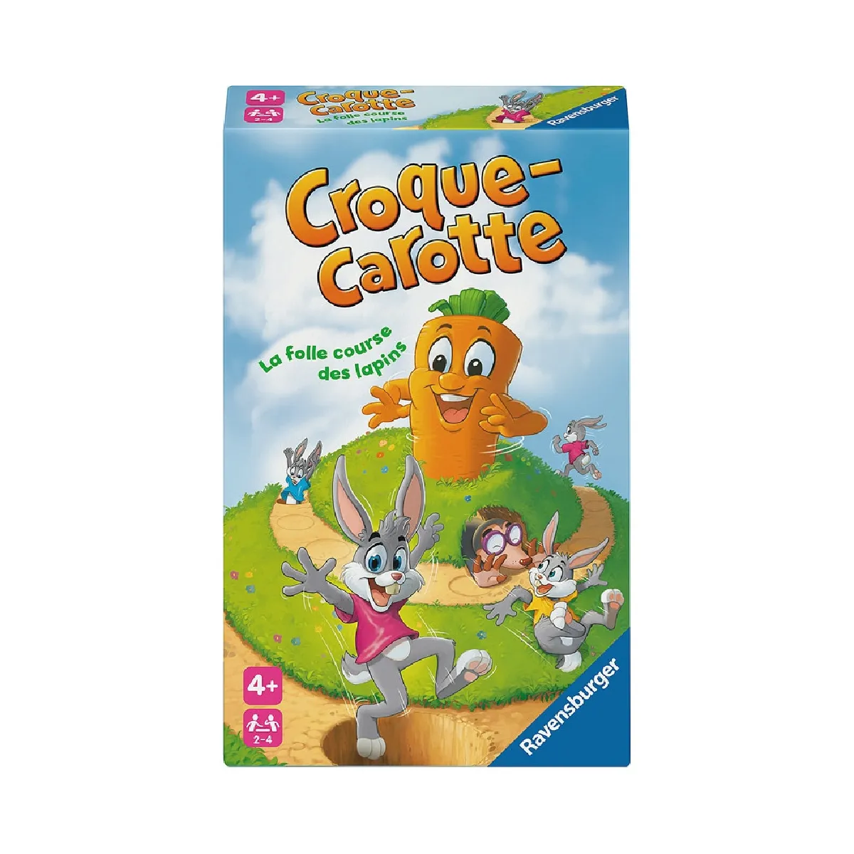 Croque-Carotte Mini 24960 Jeu de course enfant 2-4 joueurs 4+