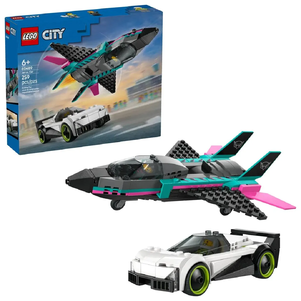 LEGO CITY 60489 Jet contre voiture