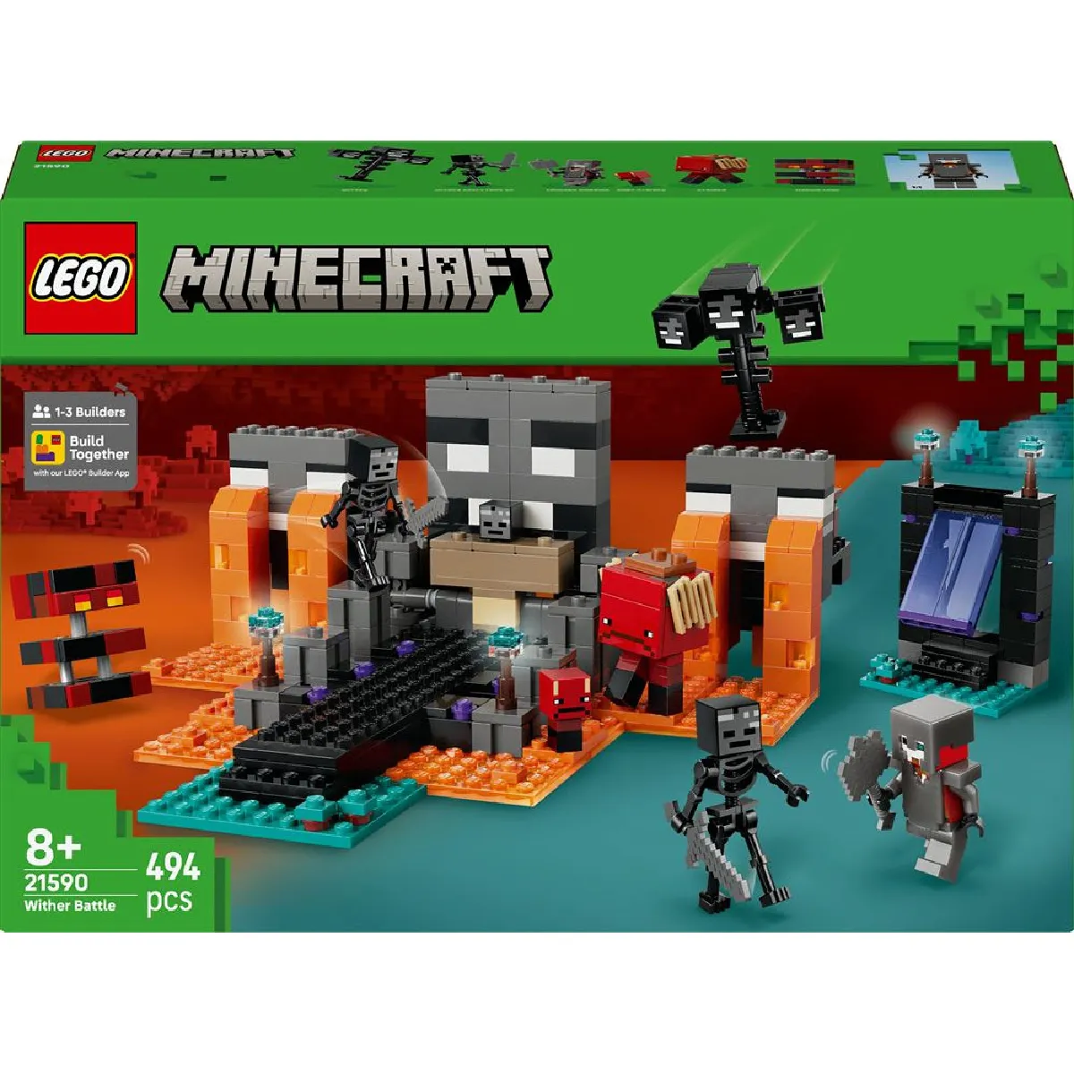 21590 Set de construction LEGO Minecraft The Battle of the Wither 494 pièces