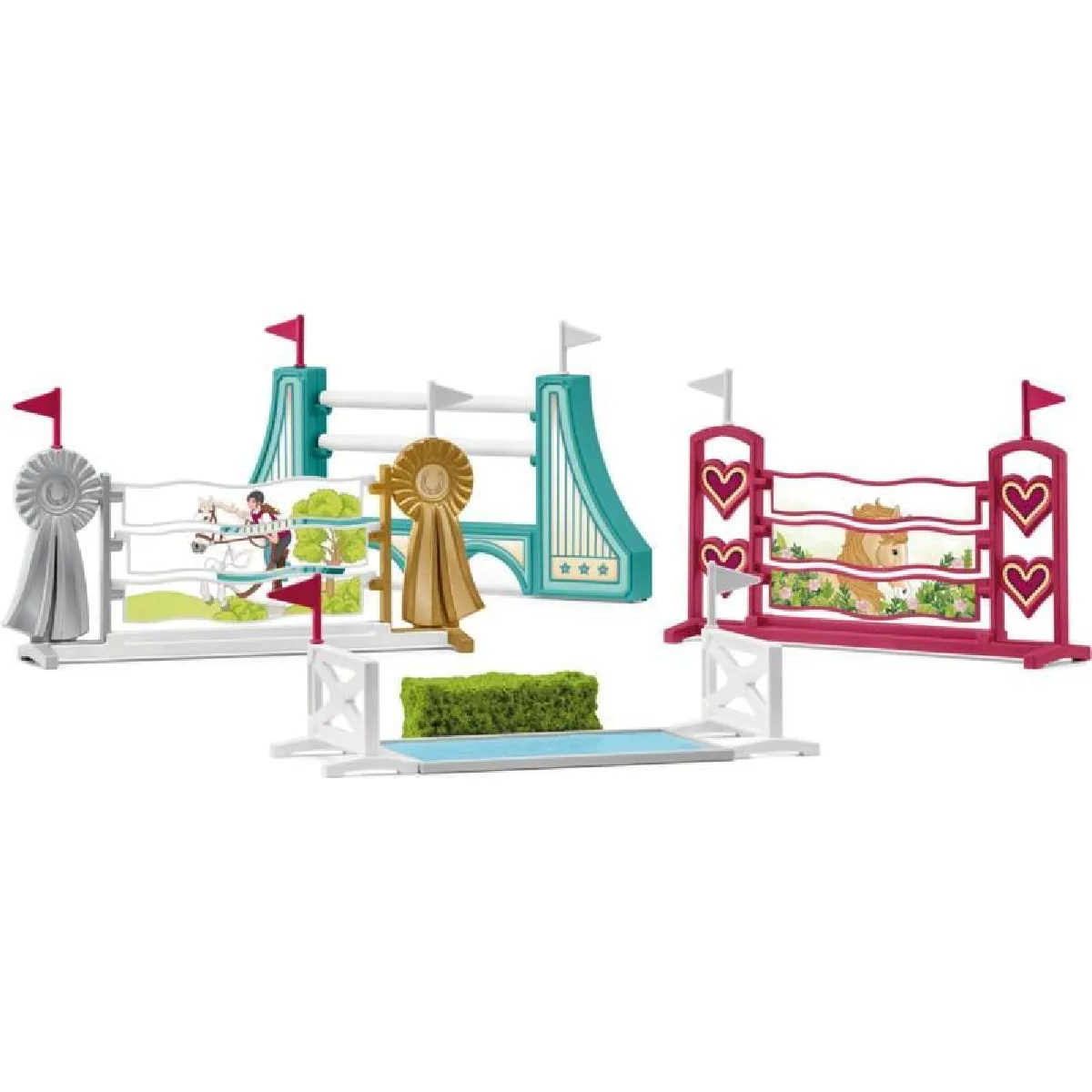 Meilleurs prix pour HORSE CLUB 42612 Ensemble obstacles de saut ajustables multicolore