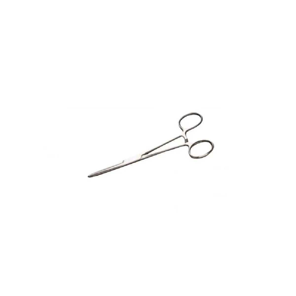 438 Pince à anneaux 140 mm droite becs striés autobloquantes