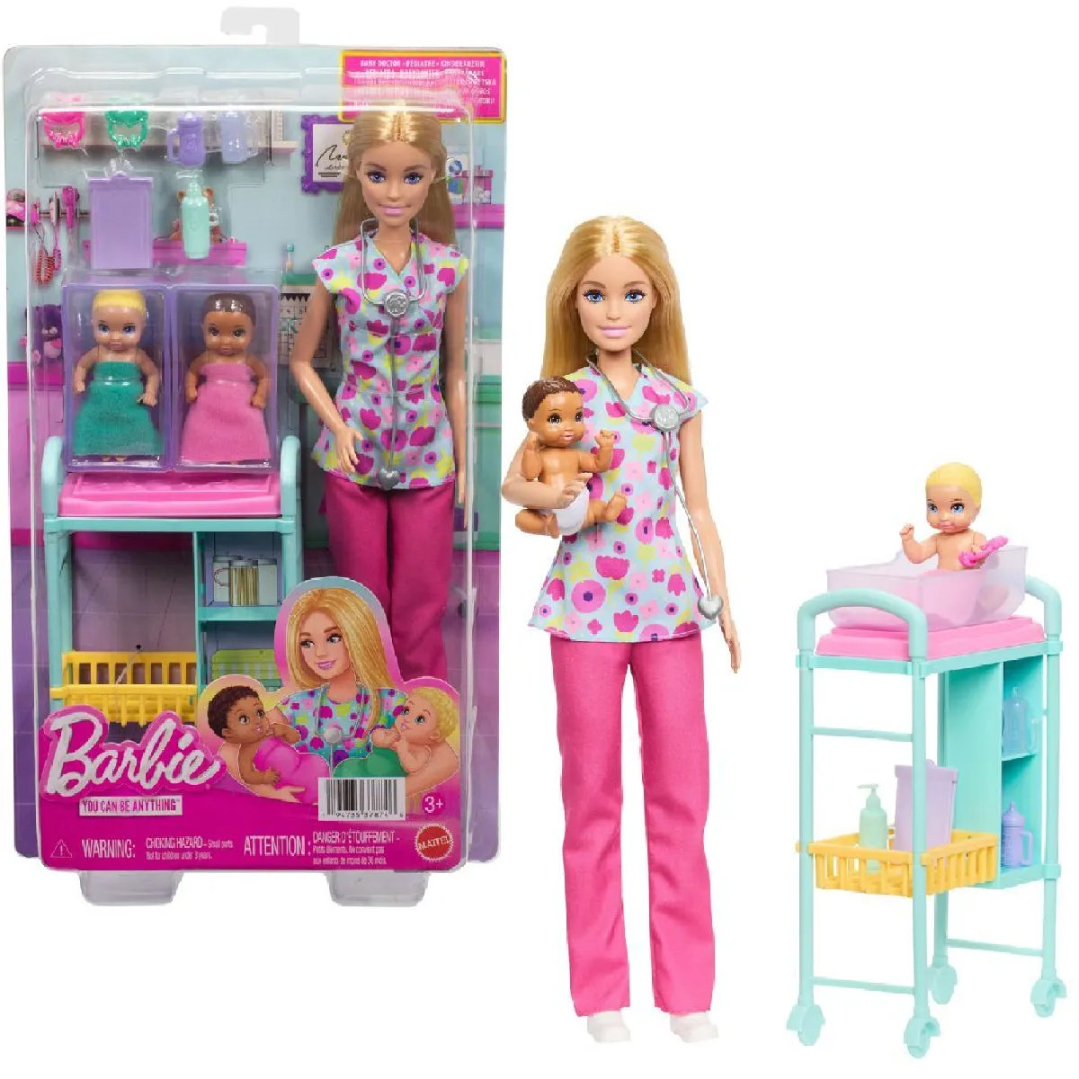 Barbie Métiers Coffret Pédiatre - vue 2