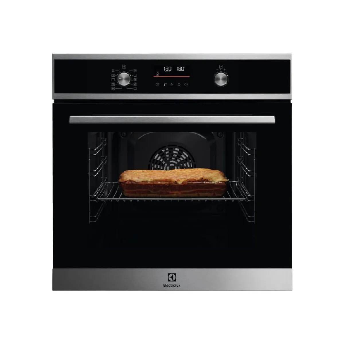 Electrolux Four Encastrable Pyrolyse 600 SurroundCook® EOF6P56BX Inox anti trace - vue 3