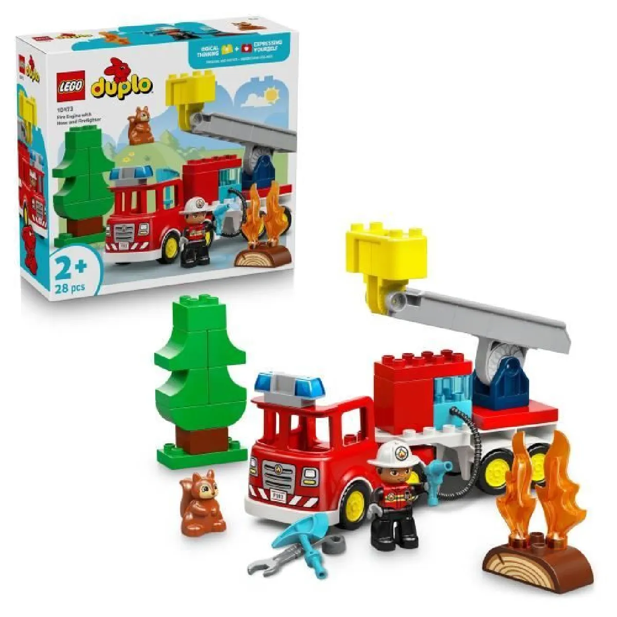 Lego Duplo Ma Ville 10473 - Camion de pompiers