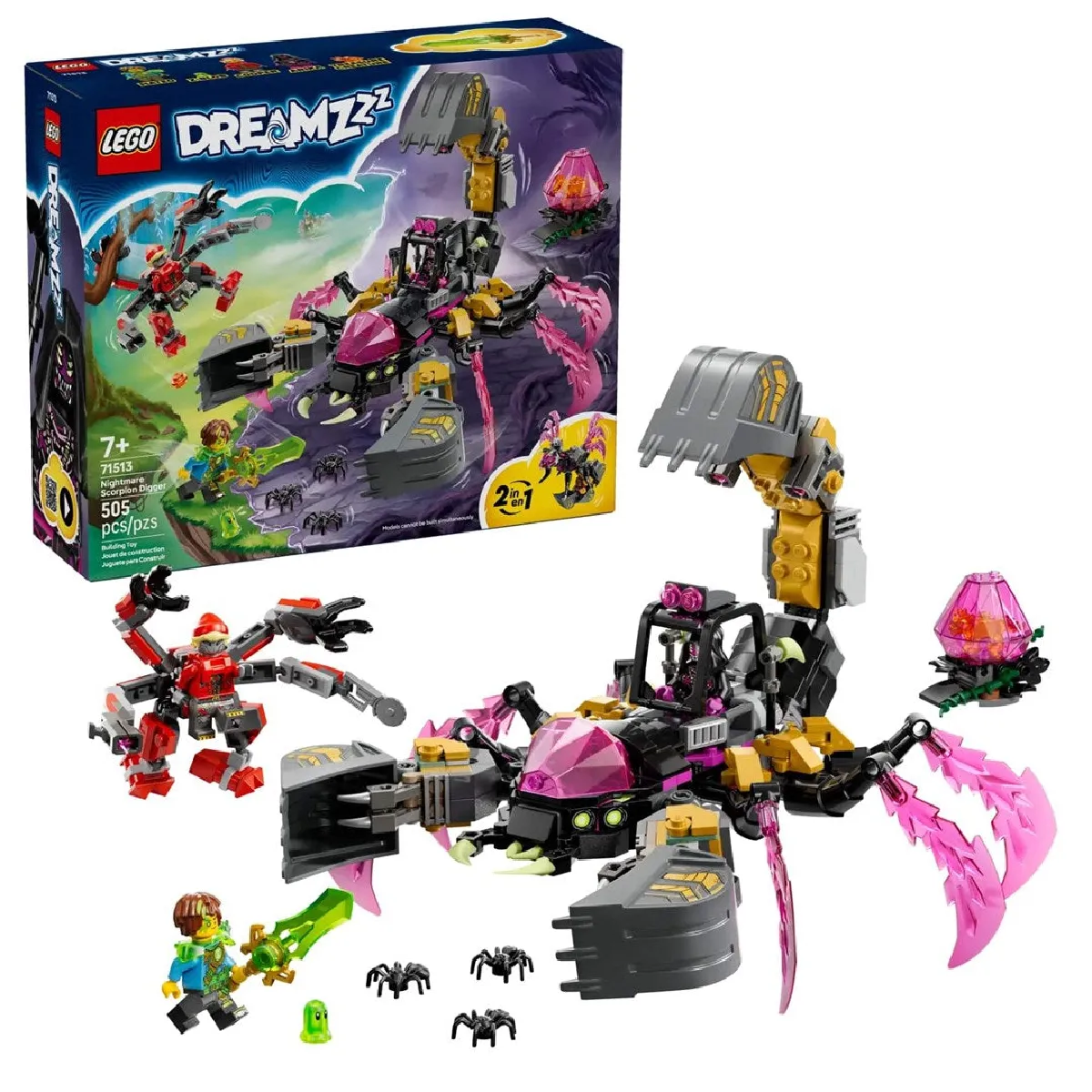 LEGO DREAMZZZ 71513 Creuseuse Scorpion Cauchemar