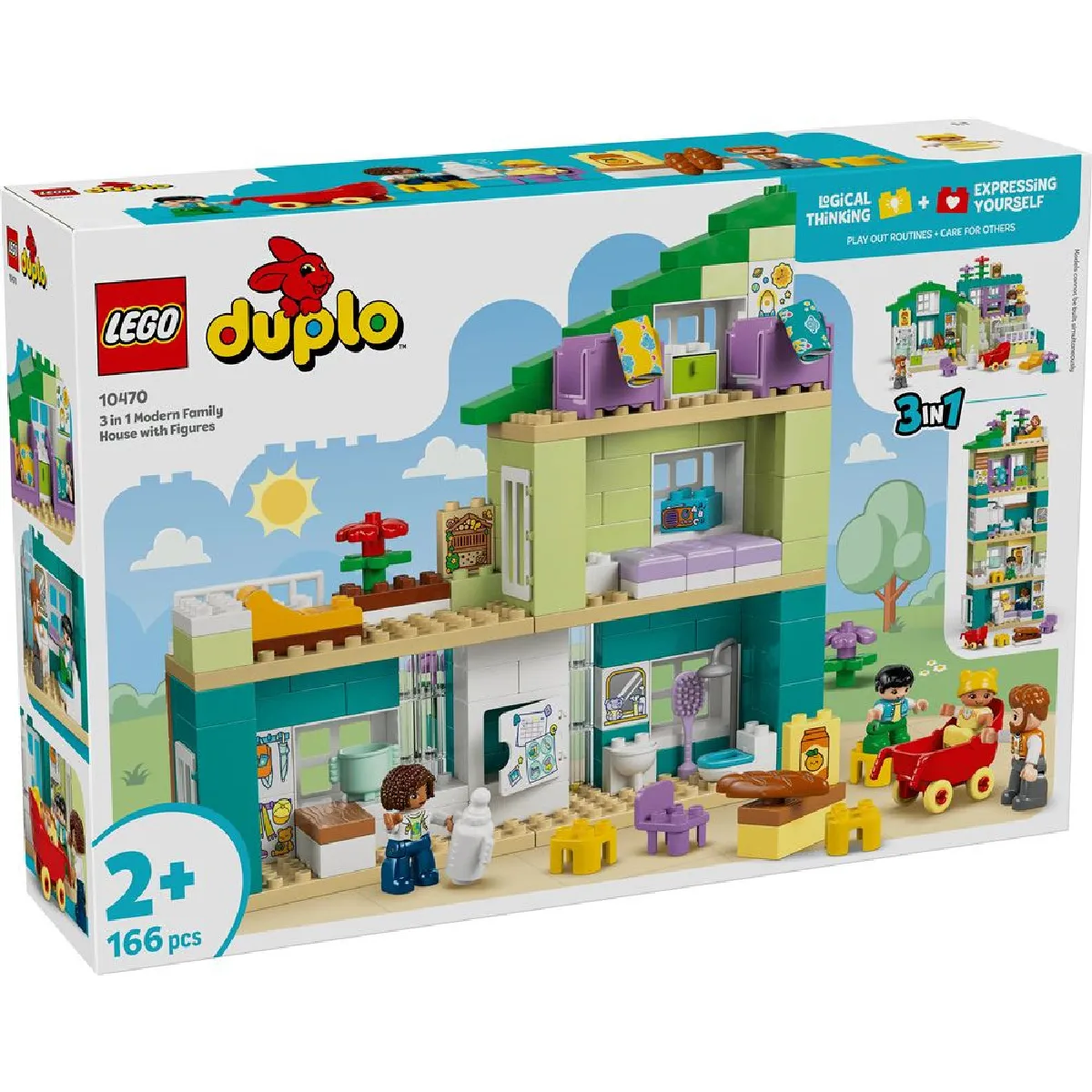 10470 Maison familiale moderne 3-en-1 Jeu de construction DUPLO