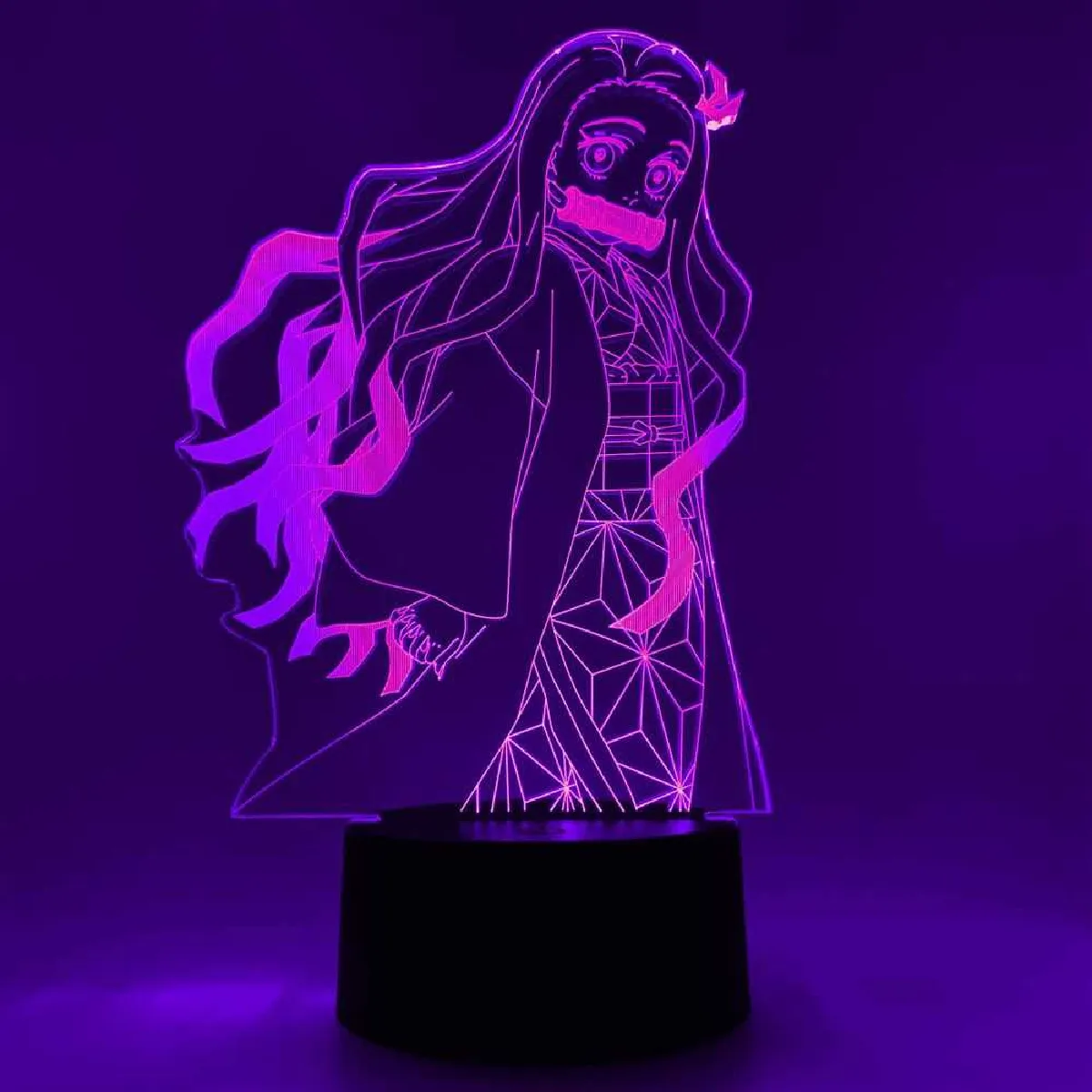Otaku Lampe de chevet Nezuko Demon Slayer - Violet