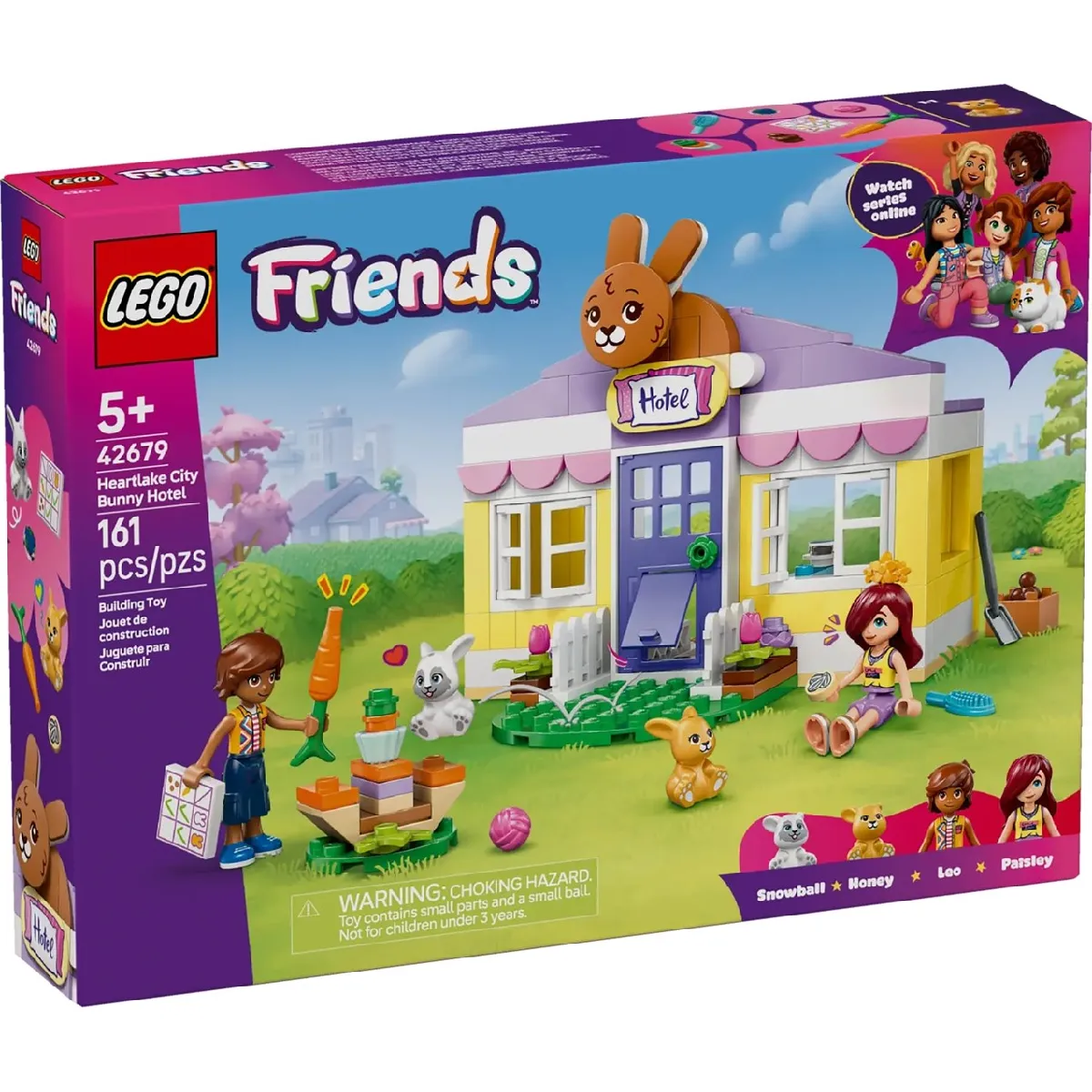 LEGO® Friends 42679 ’hôtel des lapins de Heartlake City - vue 5