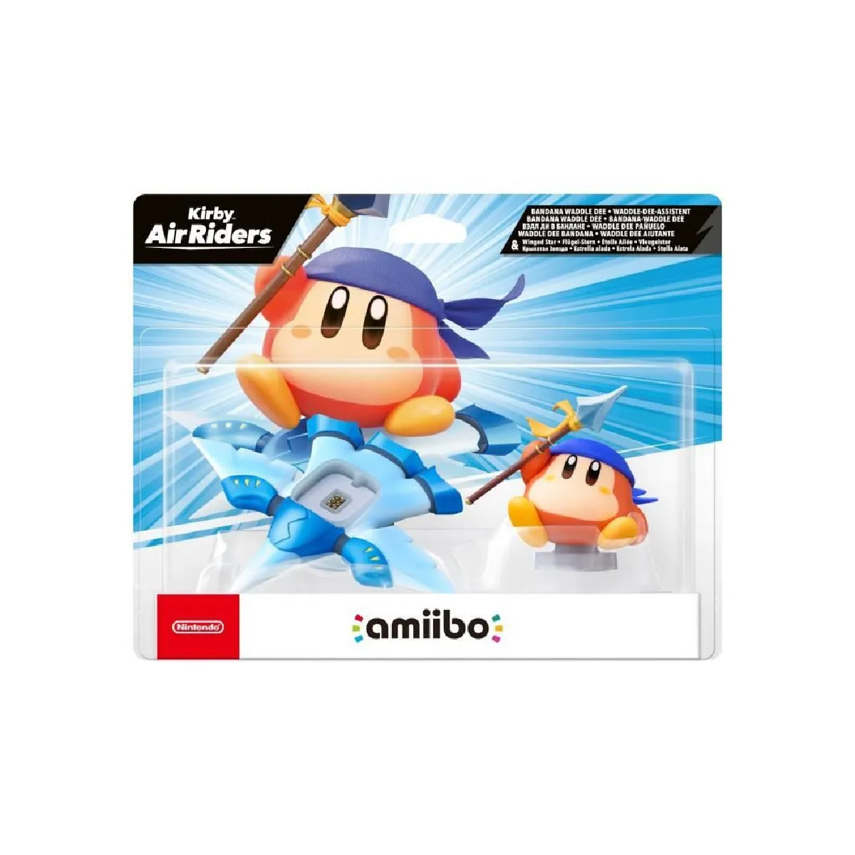 Figurine amiibo Bandana Waddle Dee et Etoile ailée collection Kirby Air Riders - vue 8
