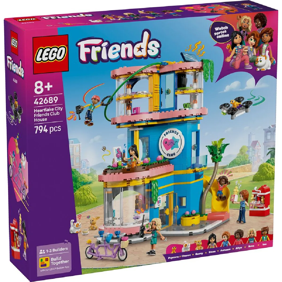 LEGO Friends Le Club-House de Heartlake City 42689 - vue 4