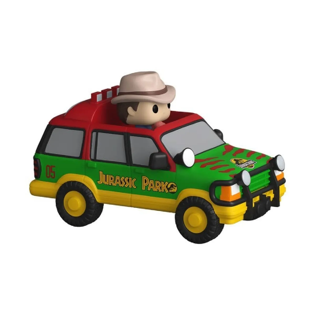 Figurine Funko Bitty Pop Rides Jurassic Park Dr. Alan Grant and Jurassic SUV - vue 2