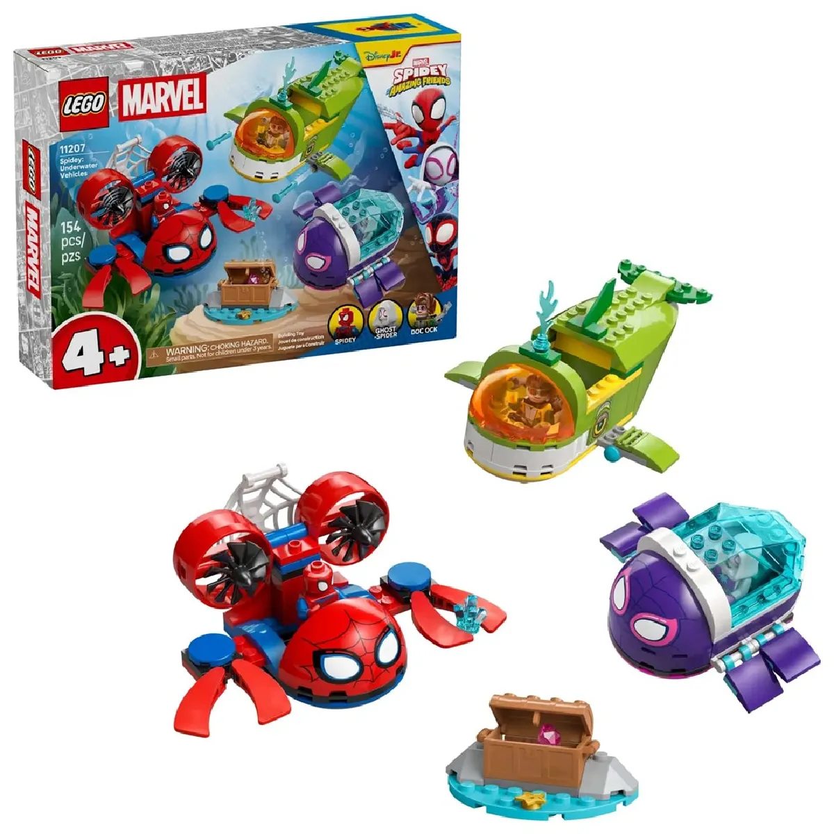 LEGO® Spidey 11207 Spidey : les véhicules sous marins - vue 6