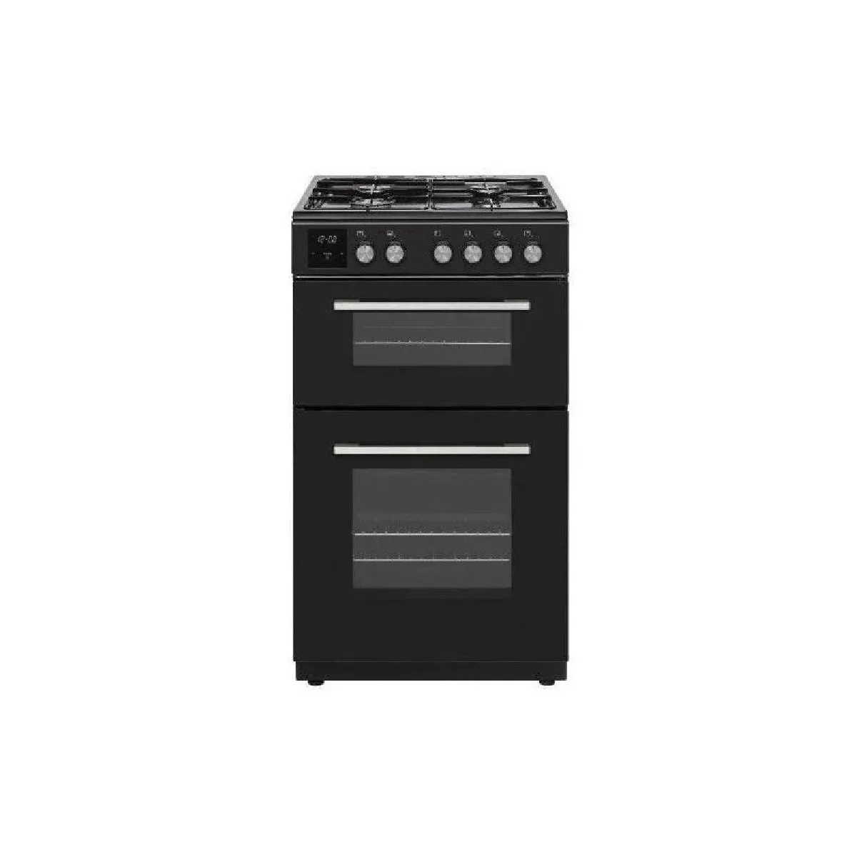 Cuisiniere gaz - CONTINENTAL EDISON - CECDF6060IBD - Double fours - 4 feux - noir - L60 xP60 x H90 cm - Image 3