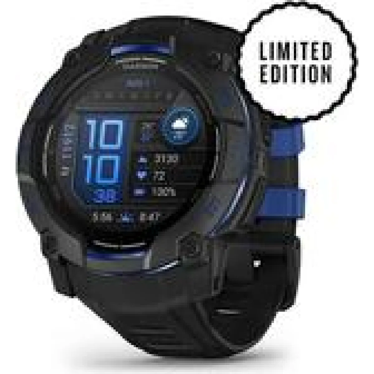 Garmin Instinct 3 50mm AMOLED schwarz/bolt blue (010-03020-03)