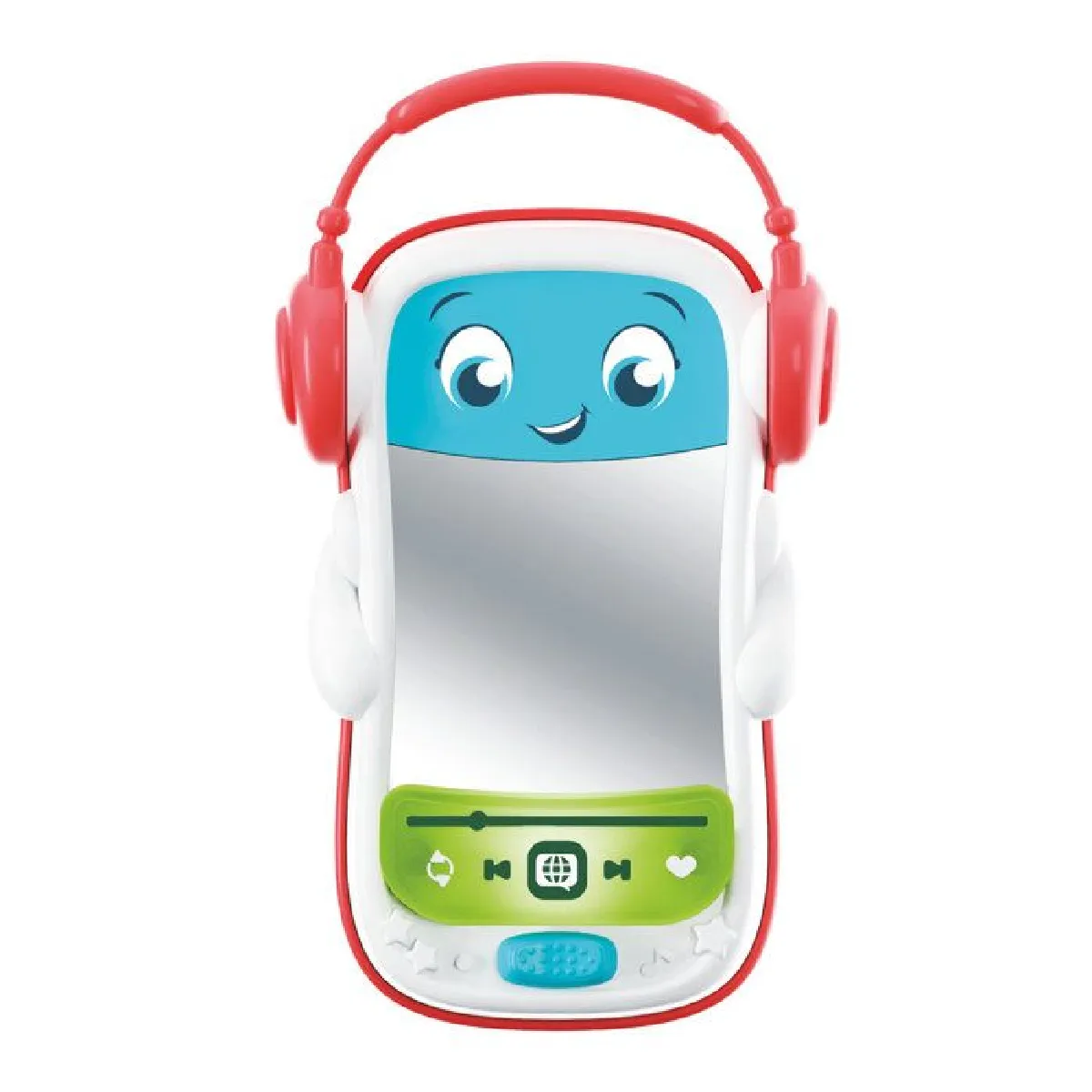 Clementoni Lecteur musical Musical Pod portable avec 12 mélodies et écouteurs détachables