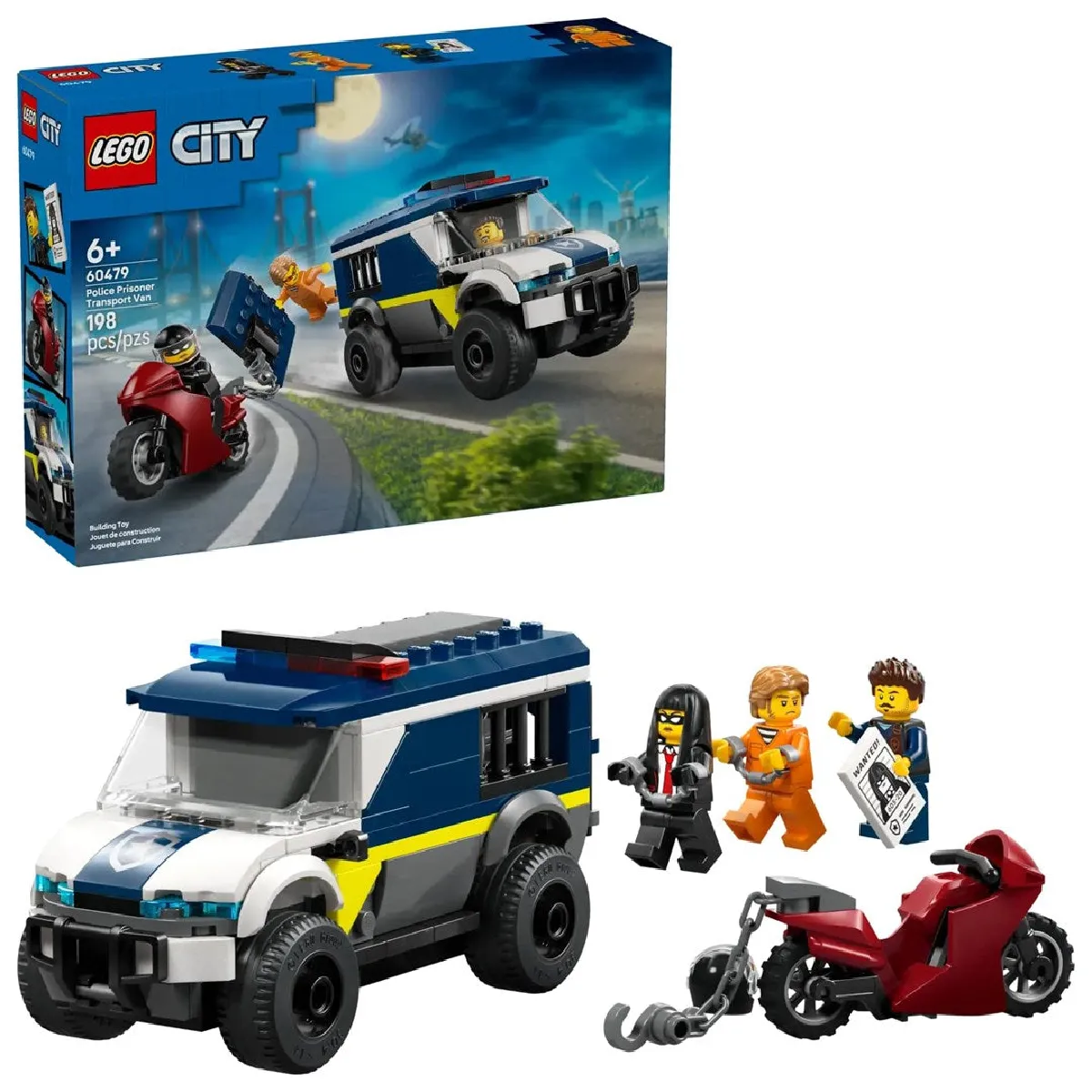 LEGO® City 60479 Le fourgon pénitentiaire - vue 4