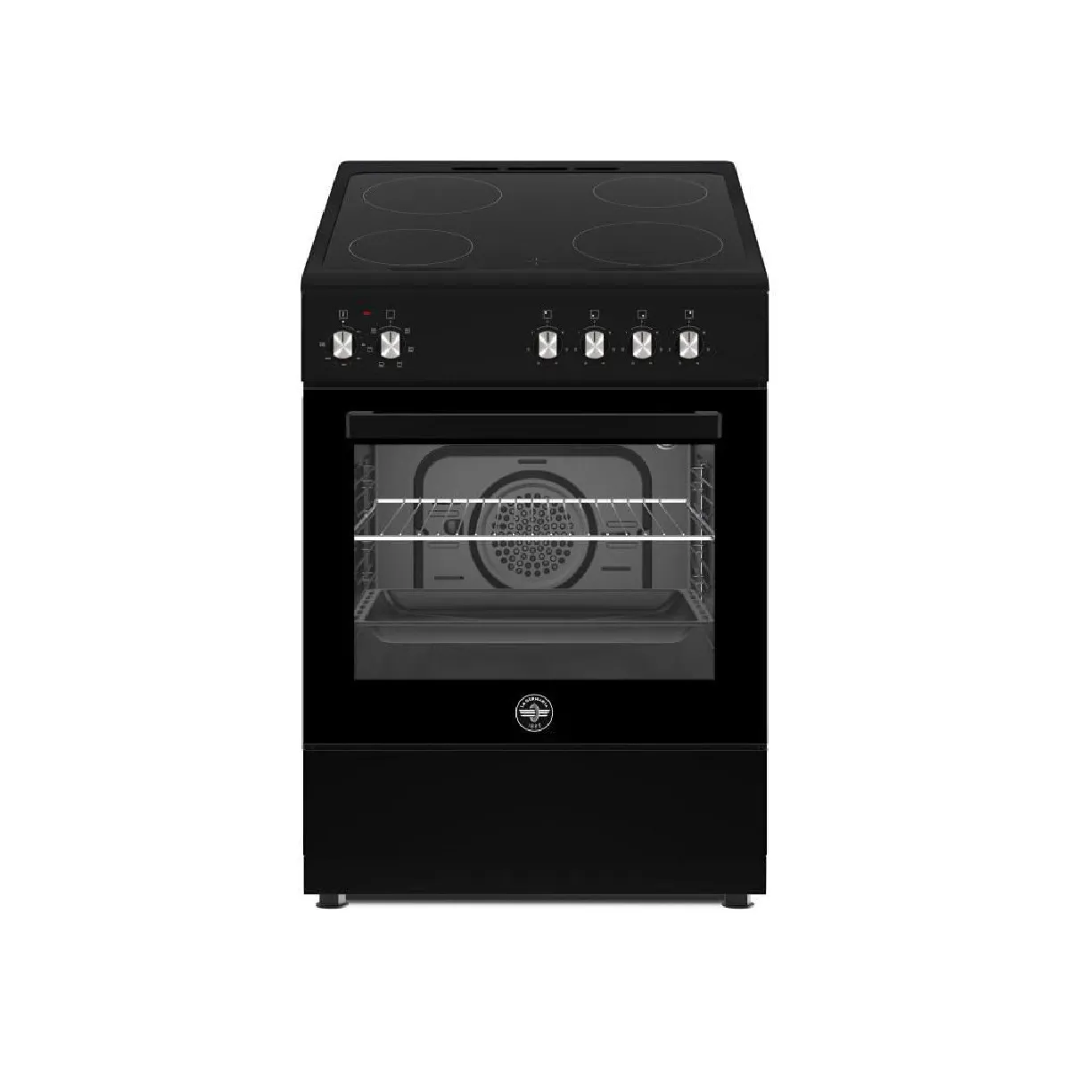 GERMANIA CD2VN Cuisini&egrave;re vitroc&eacute;ramique 60 cm 4 foyers noir