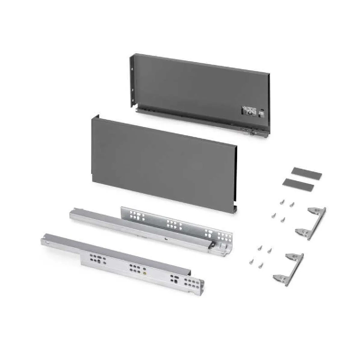 Emuca 3282535 Kit Tiroir Externe Protone 178 Mm Soft-Close 30 Kg