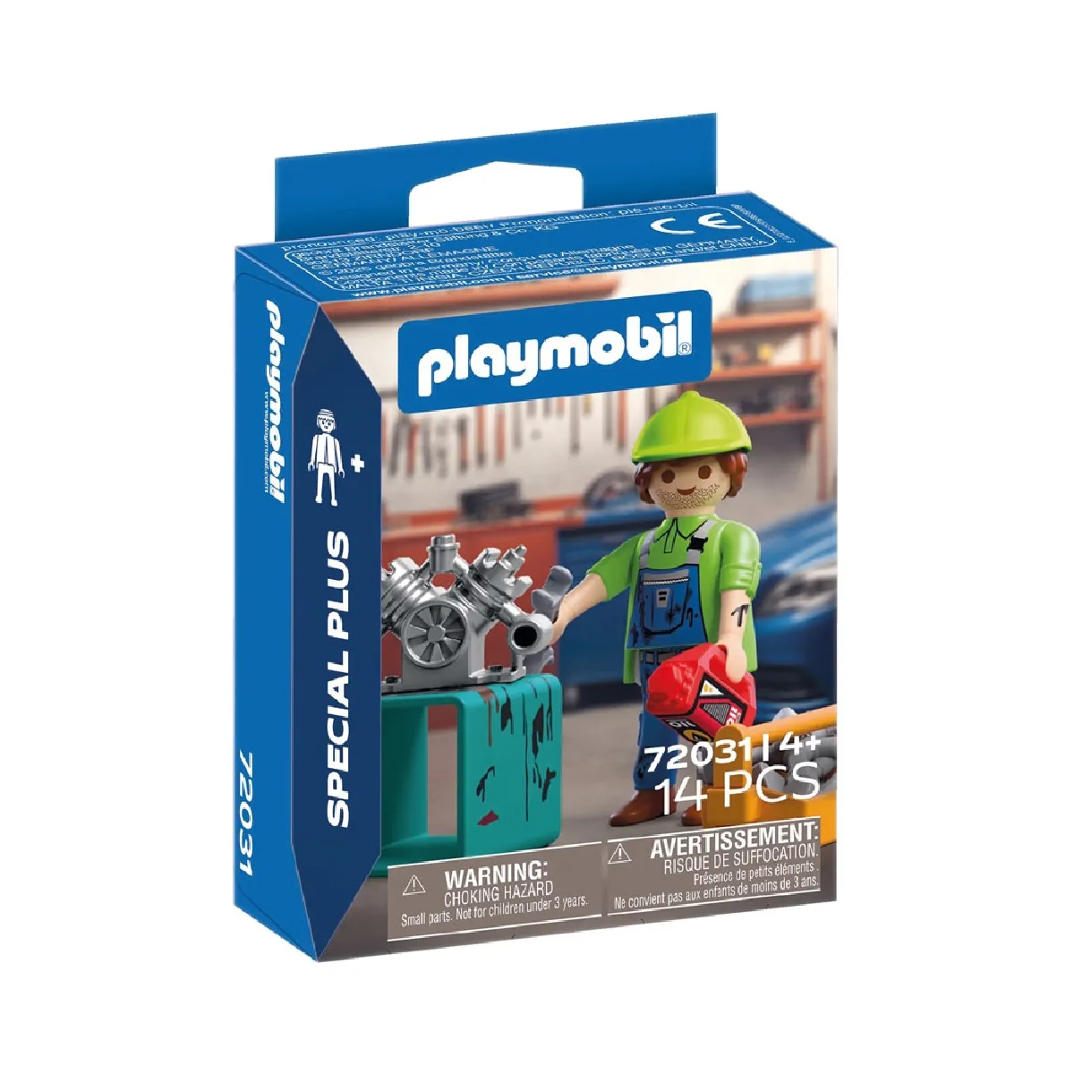 PLL72031 M&eacute;canicien et Outils Special Plus Playset 14 pi&egrave;ces