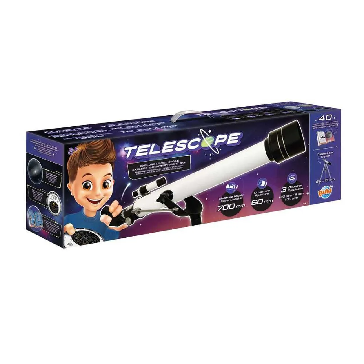 Buki Multicolore Jeu De Sciences Et D'expérience Télescope 40 Activités - Image 2