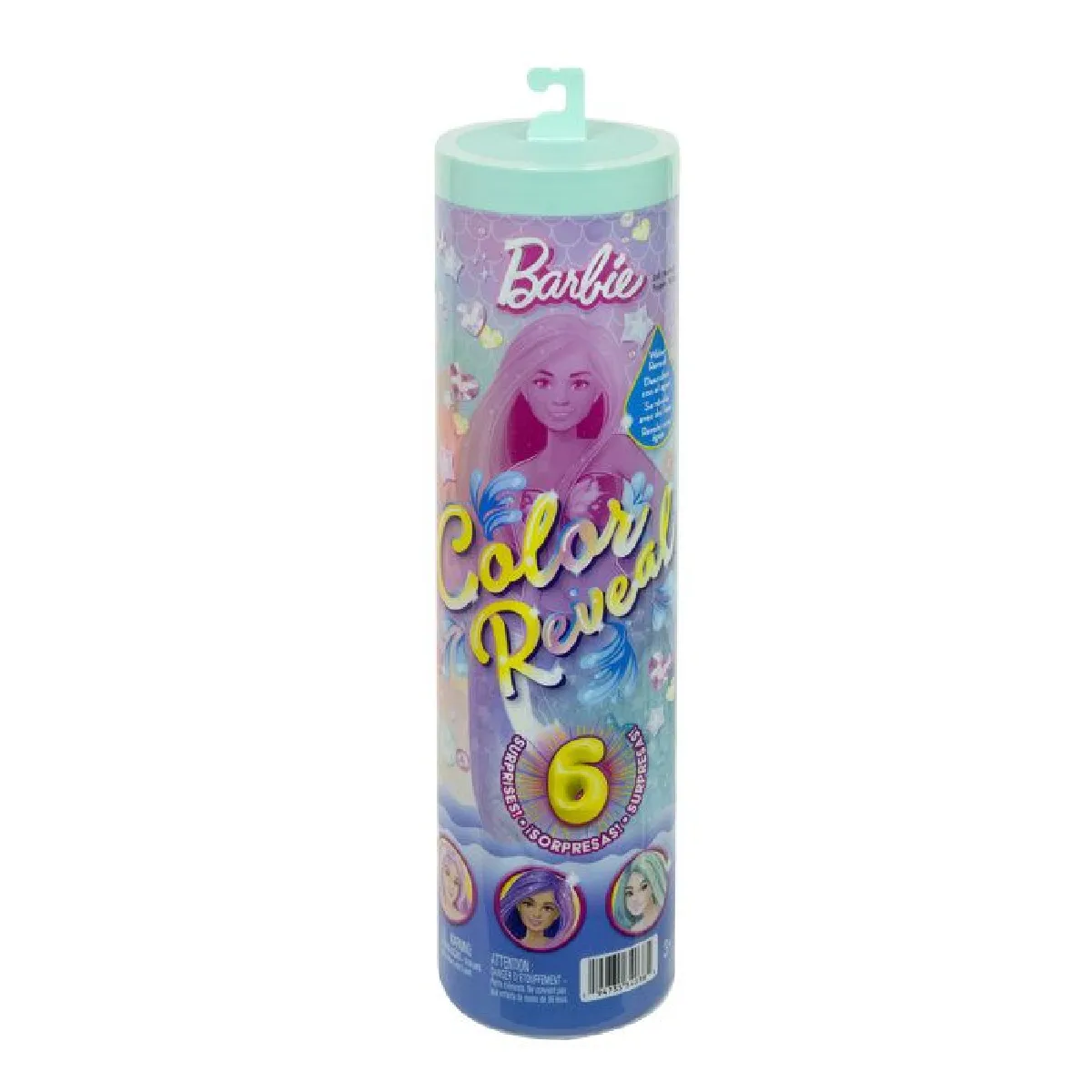 Barbie Poupée Color Reveal Sirène