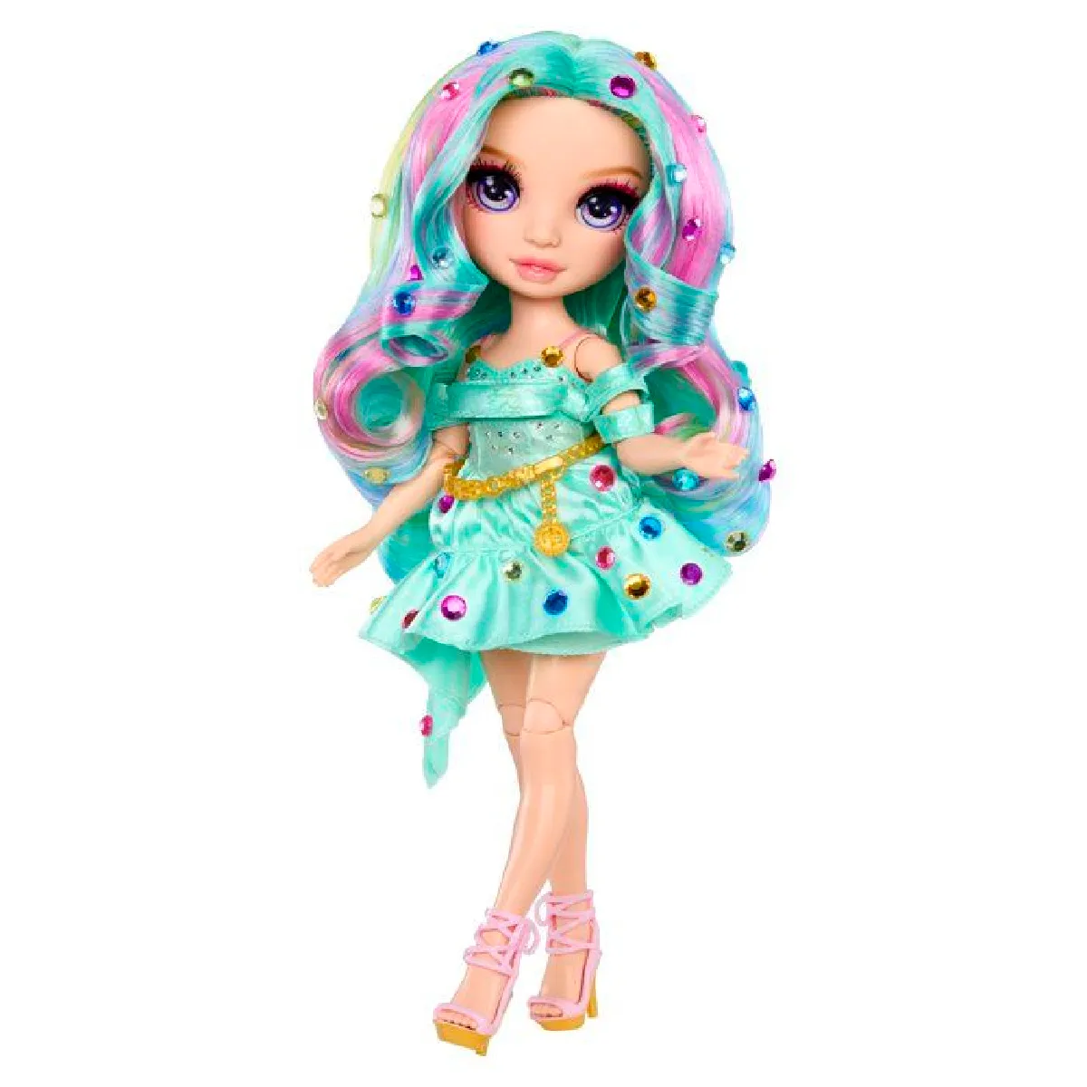 Rainbow High Turquoise Poupée Mannequin Be Dazzling 27 Cm - Image 2