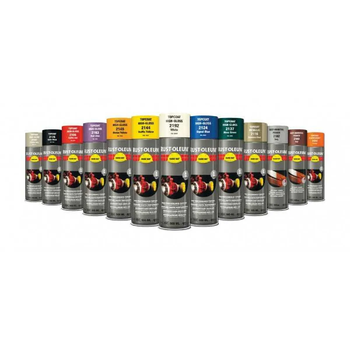 Rustoleum Hard Hat Ral 3000 Vernis Aérosol 500 Ml Brillant