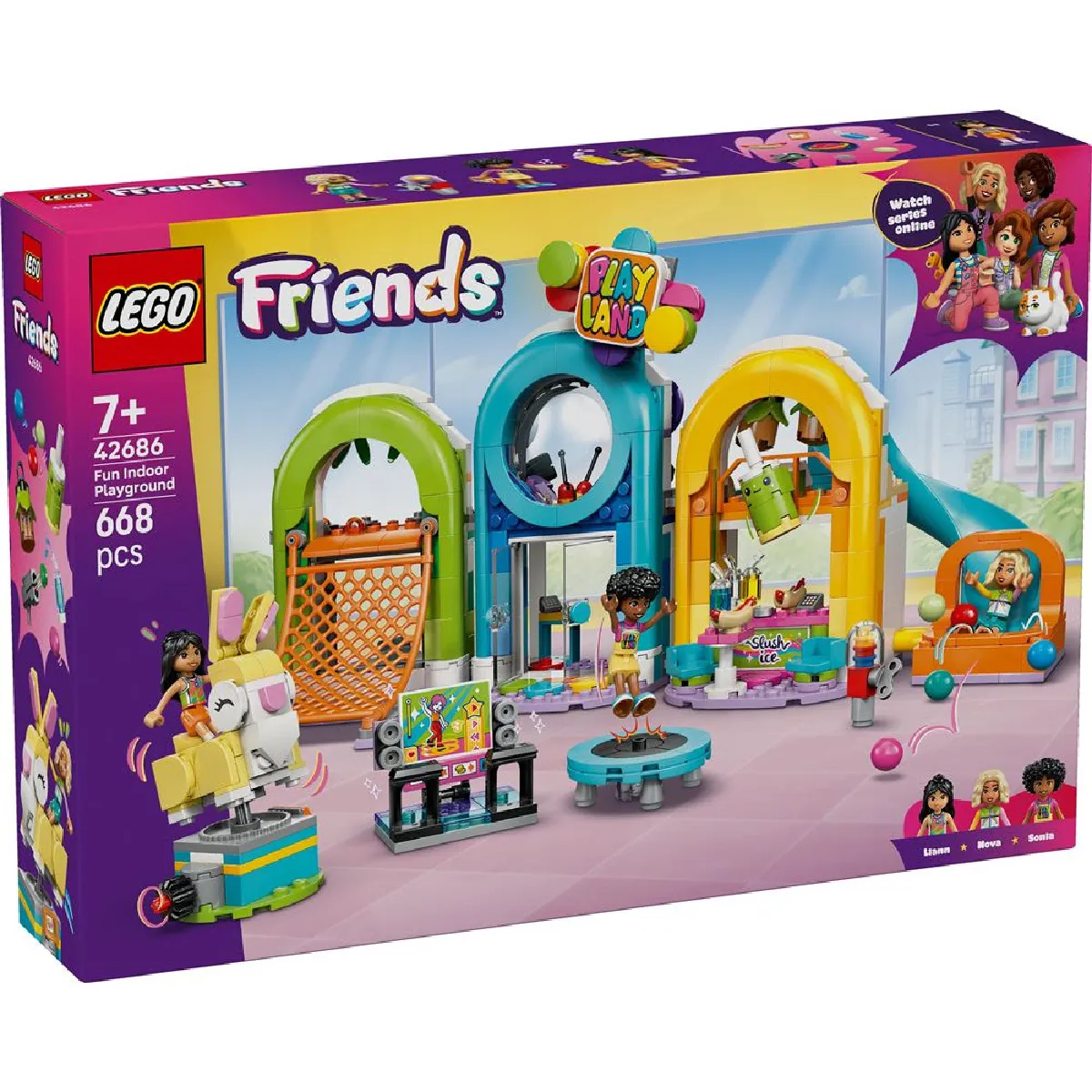 42686 Indoor Playground Playland LEGO Friends set 668 pièces