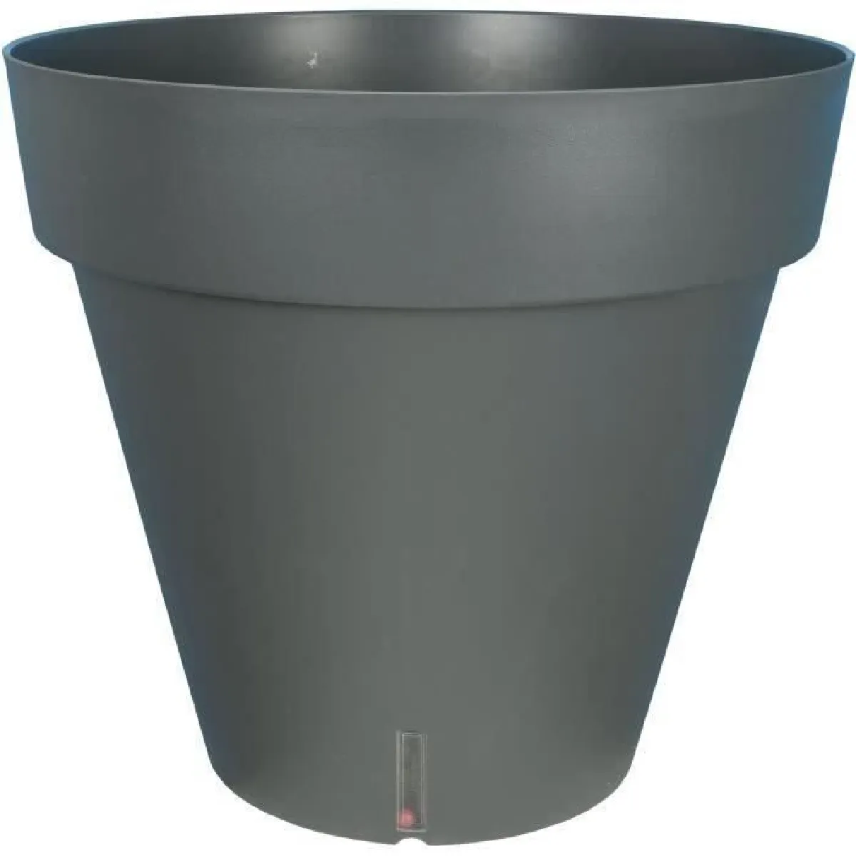 Non Communiqué Gris Bac A Fleurs Rond Riviera Loft - Plastique - Diametre 30 Cm - Image 2